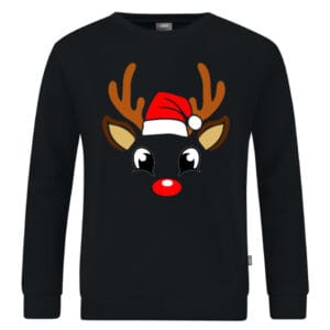 Rendier Met Kerstmuts Kersttrui (Kids)