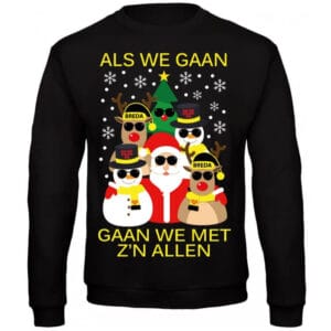 ALS WE GAAN, GAAN WE MET Z'N ALLEN KERSTTRUI BREDA