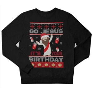 Go Jesus Kersttrui