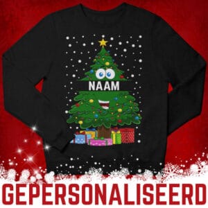 Gepersonaliseerde Kerstboom Kersttrui Kids