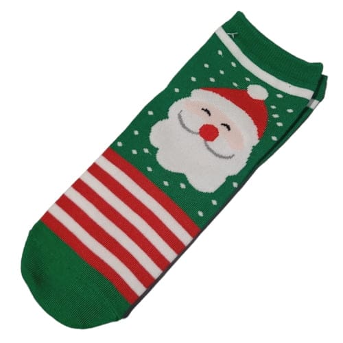 Kerstsokken-Santa-Groen-Kids.jpg - christmas-shop.nl Kerstsokken Santa Groen (Kids)