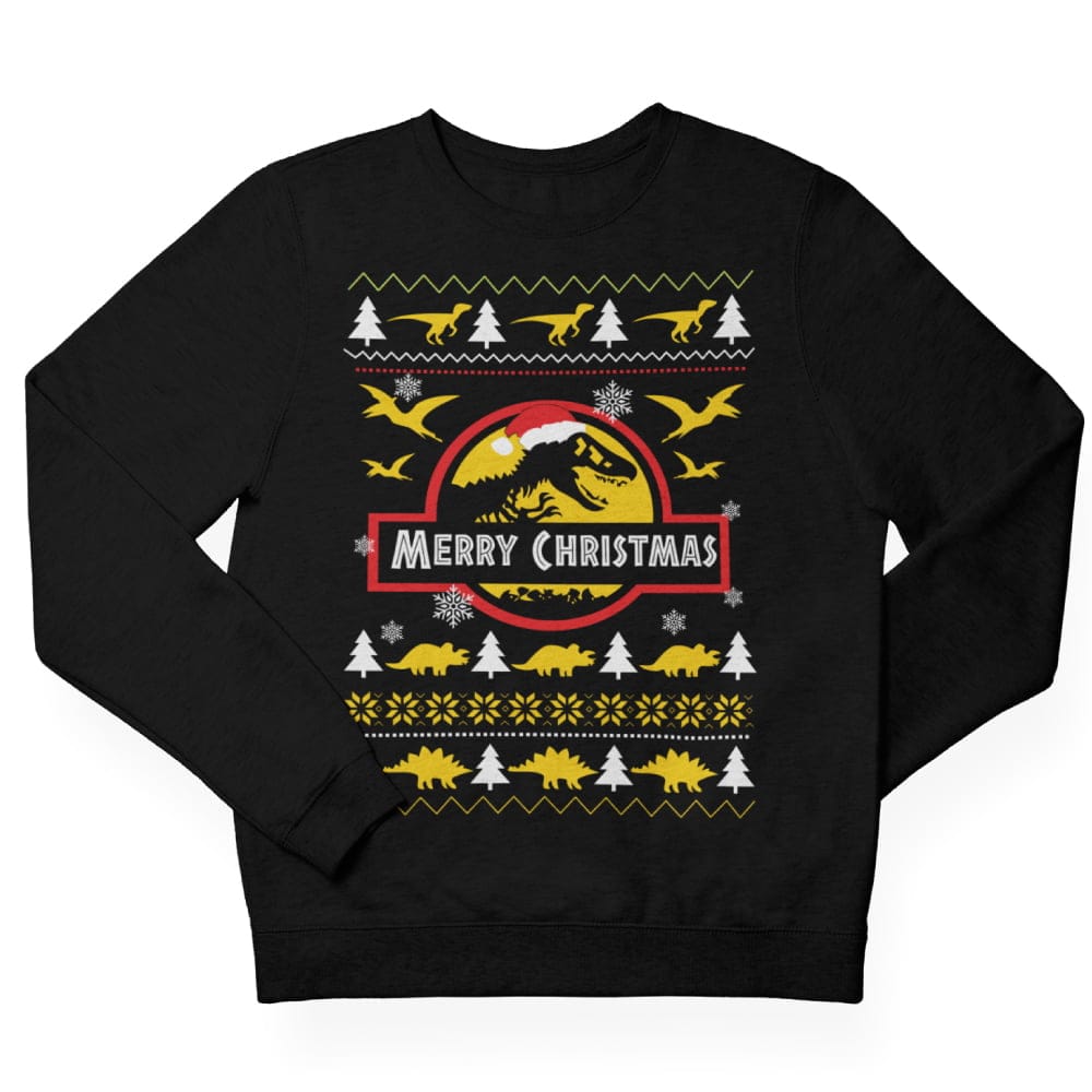 Merry-Christmas-Dinosaur-Kersttrui.jpg - christmas-shop.nl Merry Christmas Dinosaur Kersttrui