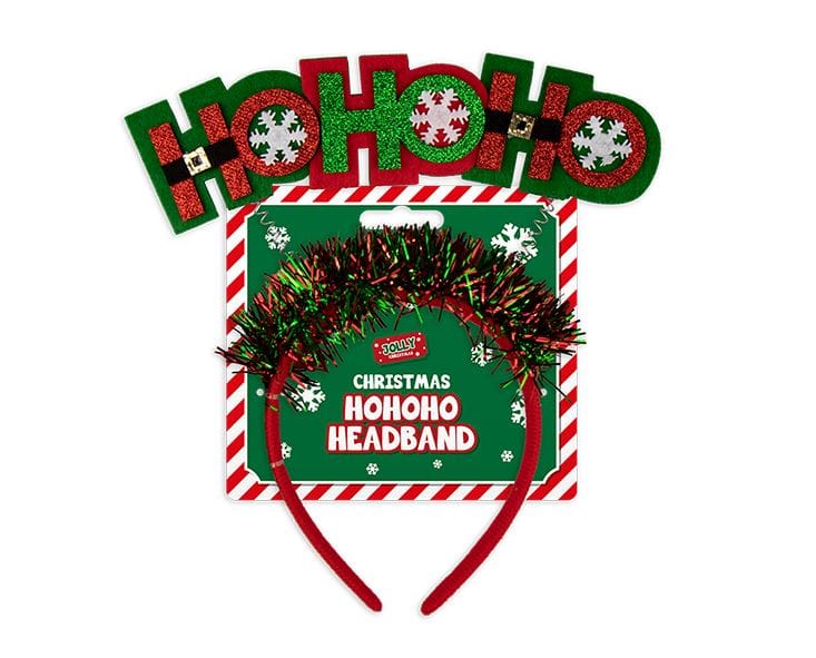 Ho Ho Ho Kerst Haarband - christmas-shop.nl Ho Ho Ho Kerst Haarband
