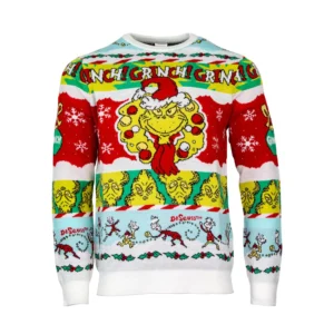 OfficiÃ«le Grinch Kersttrui + Gratis Kerstmuts