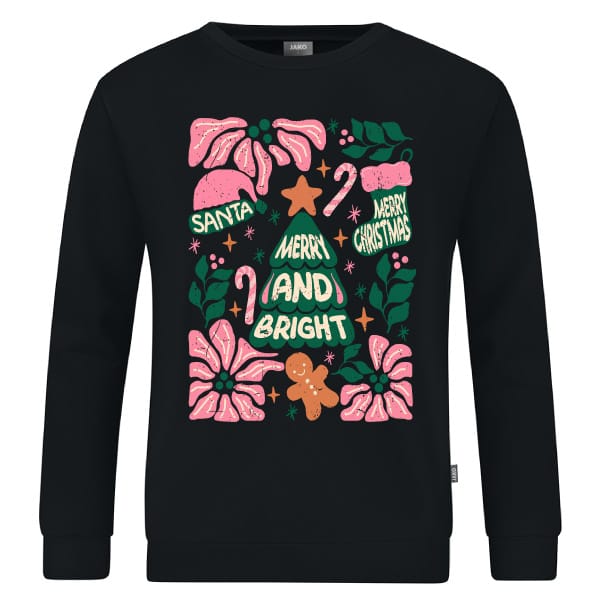 Merry And Bright Kersttrui - christmas-shop.nl Merry And Bright Kersttrui