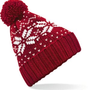 Muts Met Pompom Rood