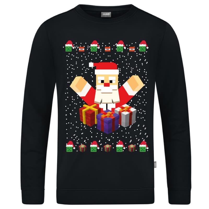Pixel Santa Kersttrui - christmas-shop.nl Pixel Santa Kersttrui