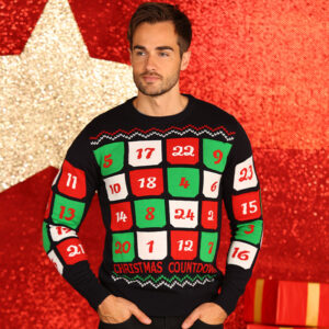Kersttrui Adventskalender Maat M