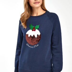 Pudding Kersttrui Dames