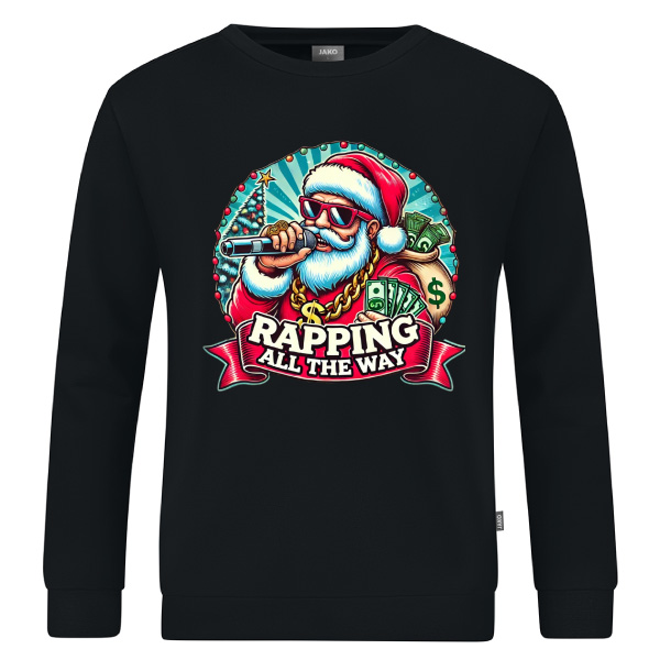 rapping-all-the-way - christmas-shop.nl Rapping All The Way Kersttrui