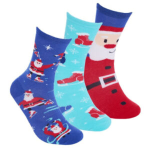 Dames Kerstman Kerstsokken Set