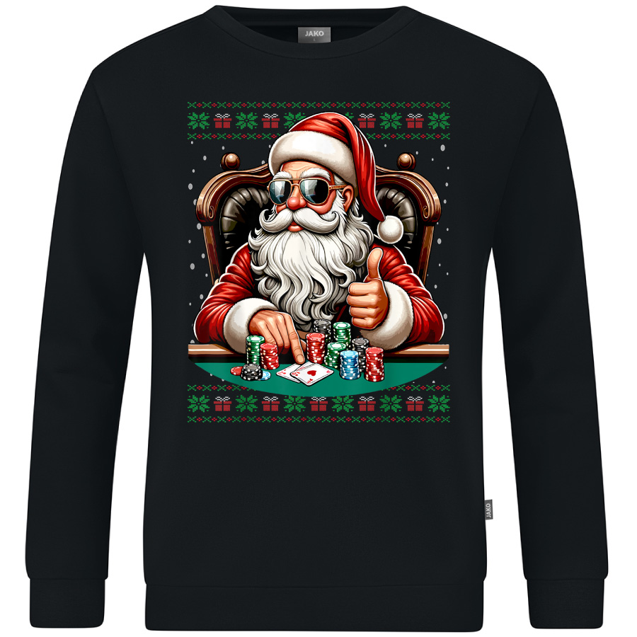 POKER-SANTA - christmas-shop.nl Poker Santa Kersttrui